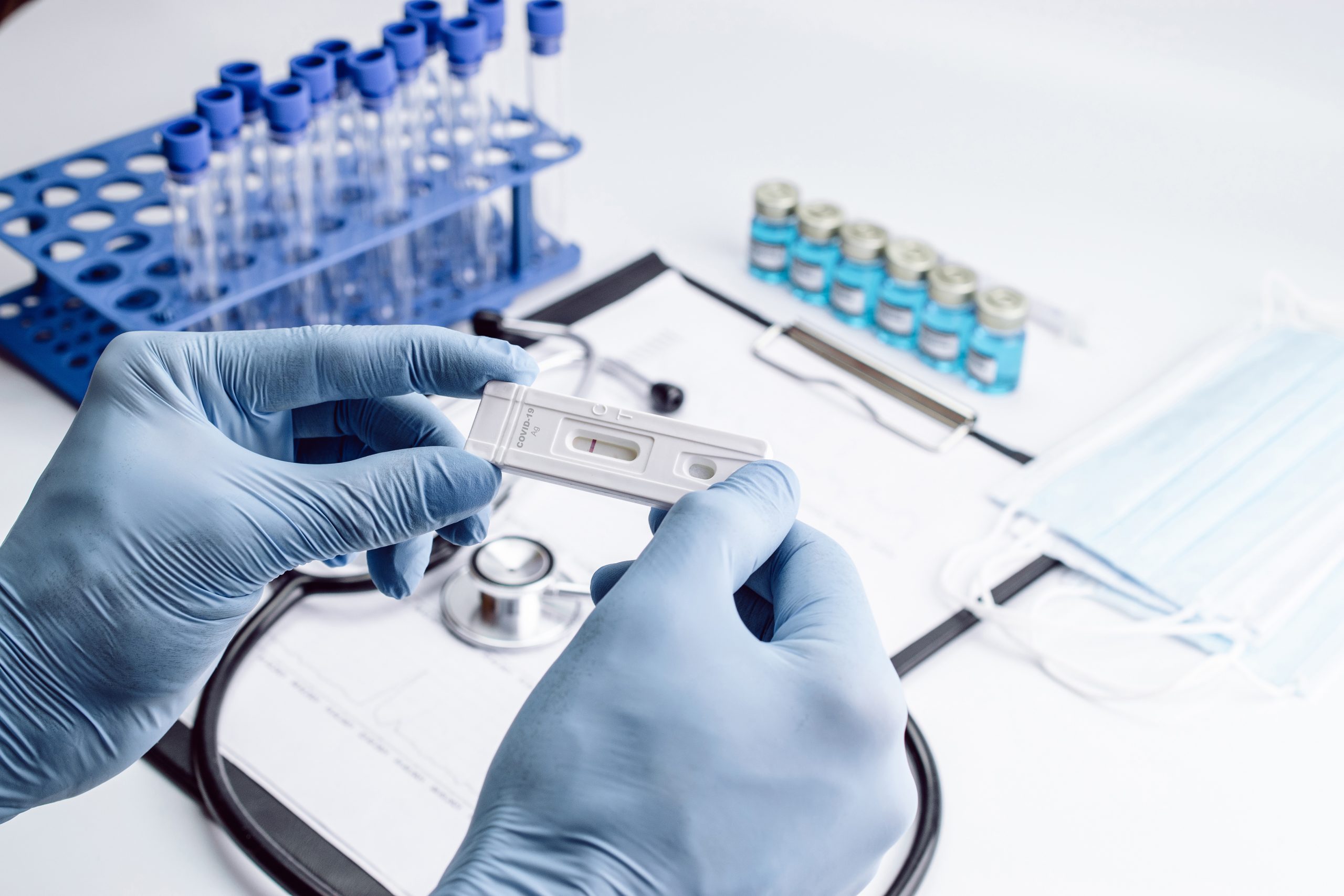 Examination of a COVID test